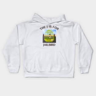 Donald J Trump Jailbird FBI's Most Wanted Kids Hoodie